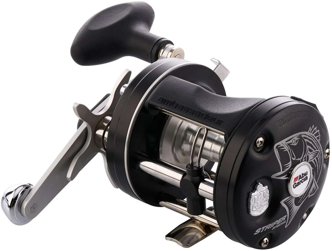 Abu Garcia C3 Striper Special Round Baitcasting Reel - Black 1 Abu Garcia C3 Striper Special Round Baitcasting Reel - Black