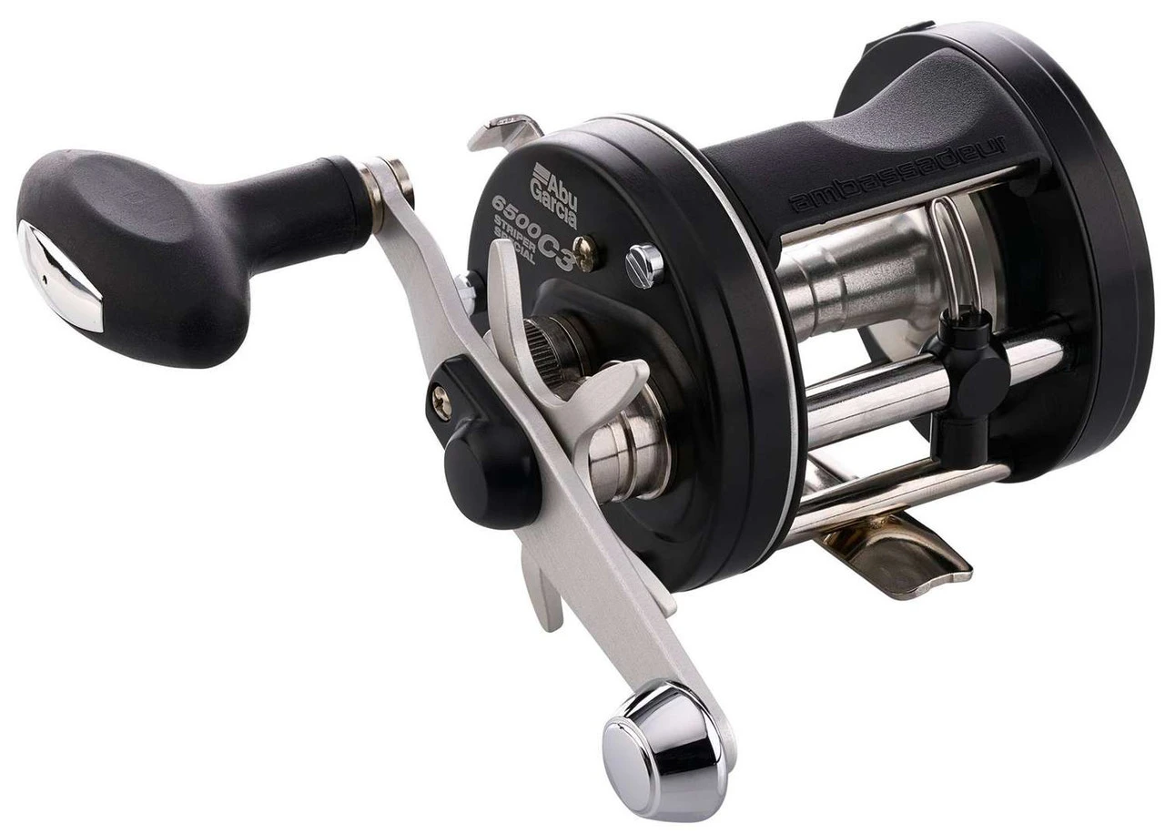 Abu Garcia C3 Striper Special Round Baitcasting Reel - Black 2 Abu Garcia C3 Striper Special Round Baitcasting Reel - Black - Image 2