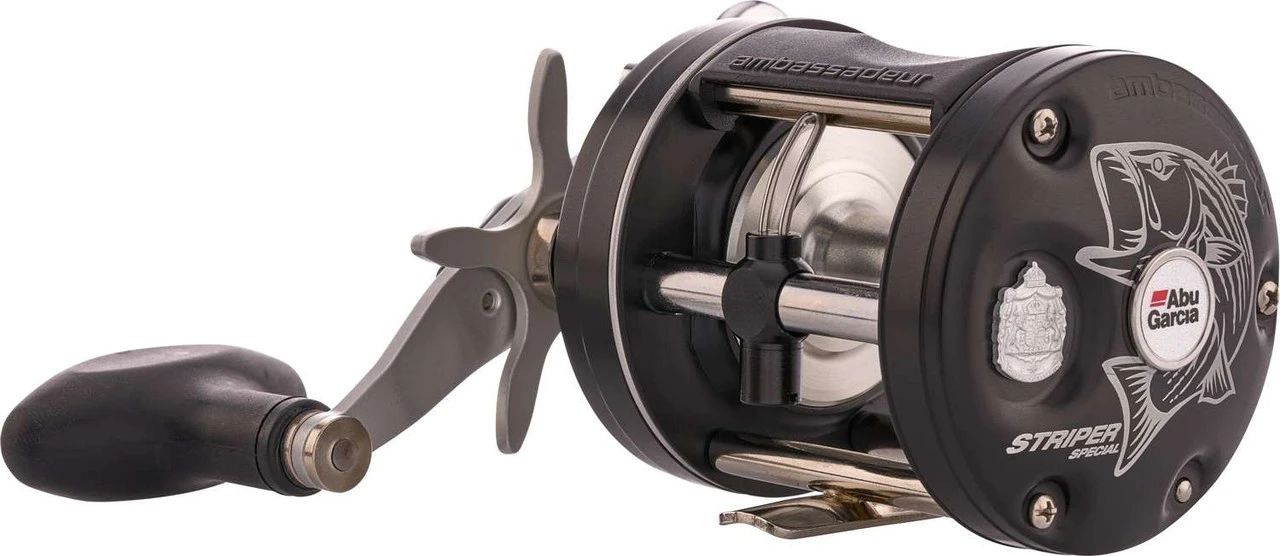 Abu Garcia C3 Striper Special Round Baitcasting Reel - Black 4 Abu Garcia C3 Striper Special Round Baitcasting Reel - Black - Image 4