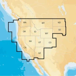 Navionics+ MSD/NAV+WE Regions West Preloaded - MicroSD