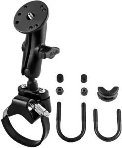 RAM MOUNTS RAM RAM-B-149Z-2-202AU Strap Clamp Roll Bar Mnt W/DBL Socket Arm Base