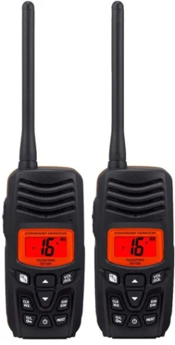 Standard Horizon HX100 HX100 2.5W Floating Handheld VHF - 2-Pack