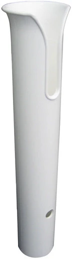 TACO Poly Thru-Bolt Rod Holder W/ Mounting Holes - No Hardware - White